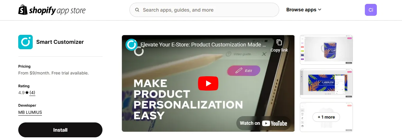 2. Smart Customizer